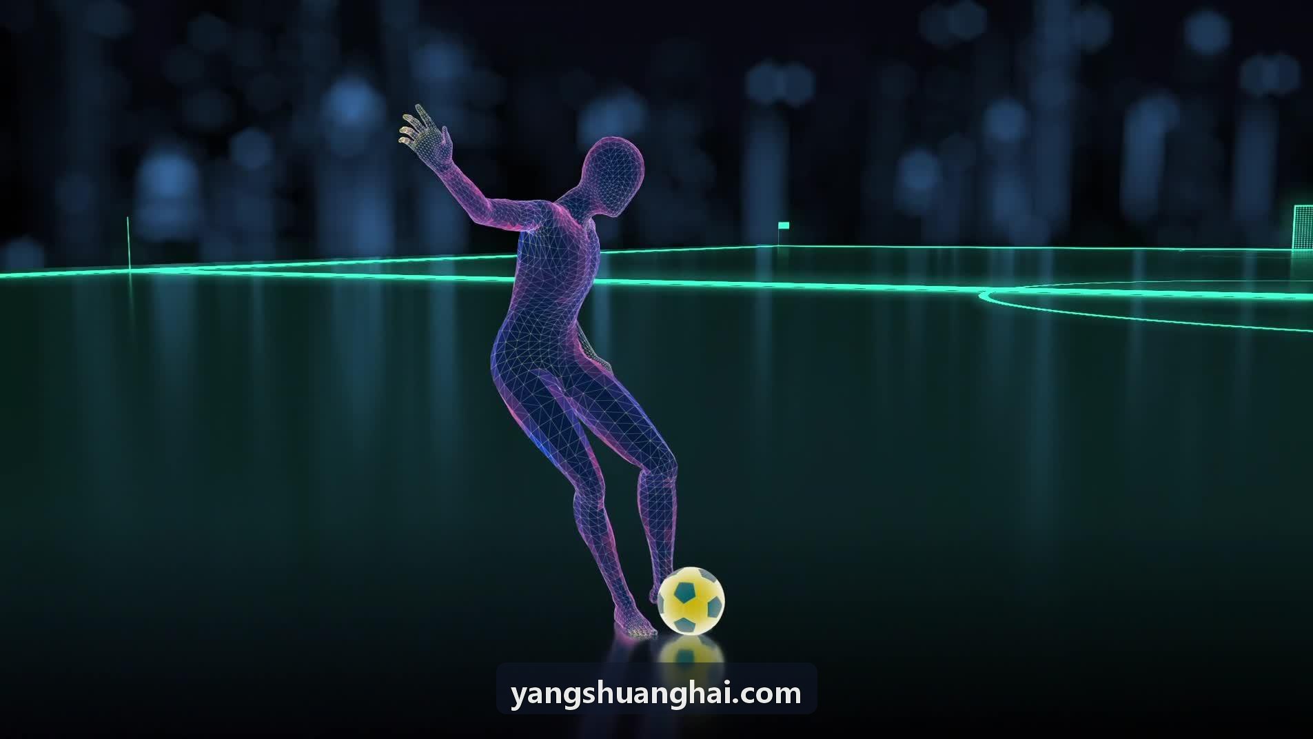 某省属重点示范高中智慧体育操场落地全景